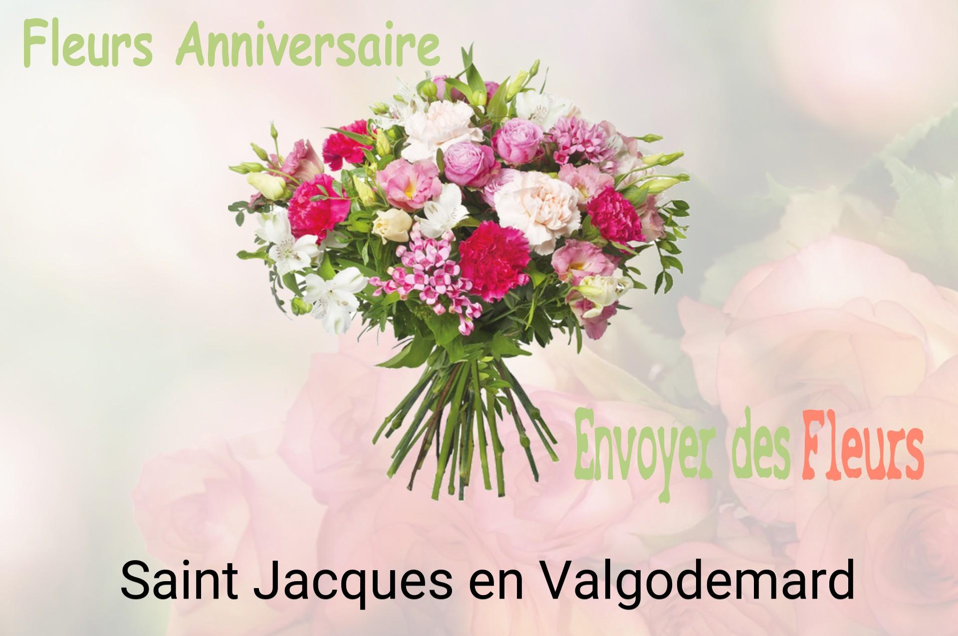 Bouquet de fleurs d’anniversaire livré à Saint-Jacques-en-Valgodemard